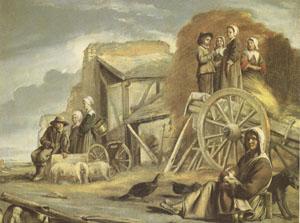 Louis Le Nain The Cart or the Return from Haymaking (mk05)